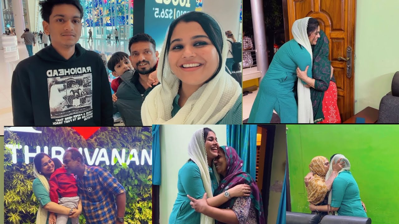 അൽഹംതുലിലില്ലാഹ് തിരിച്ചു ബഹ്റൈനിൽ എത്തി🤲💙#love #instagram #family #familyvlog #travel 