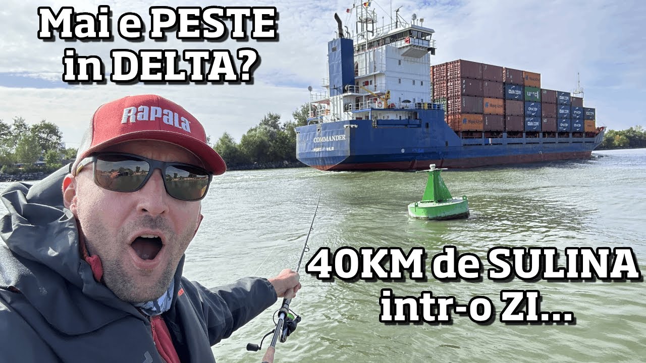Mai este PESTE in DELTA DUNARII? AM PESCUIT 40KM din SULINA si AM PRINS o MULTIME de SPECII de PESTI