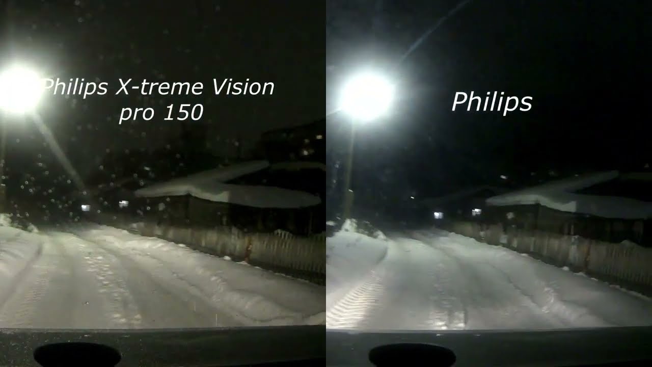 Philips vs Philips X-treme vision pro 150%