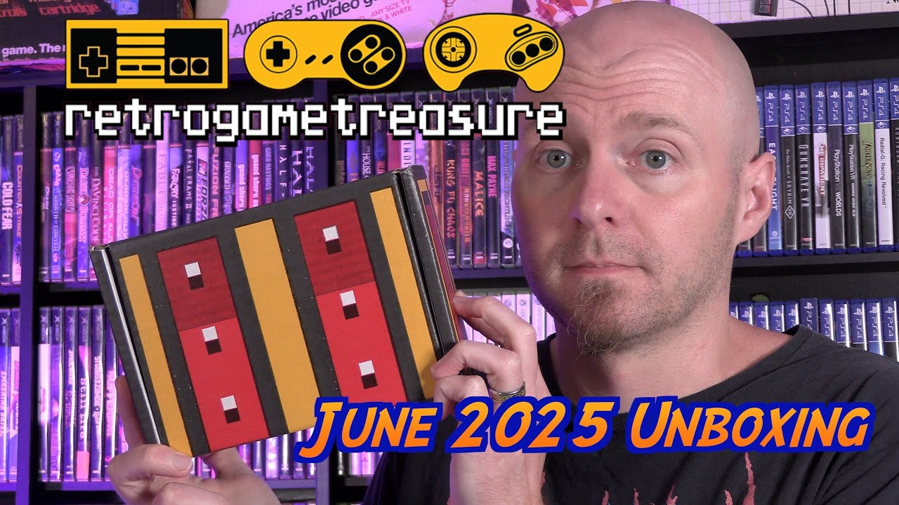 Retro Game Treasure - June 2025 Unboxing