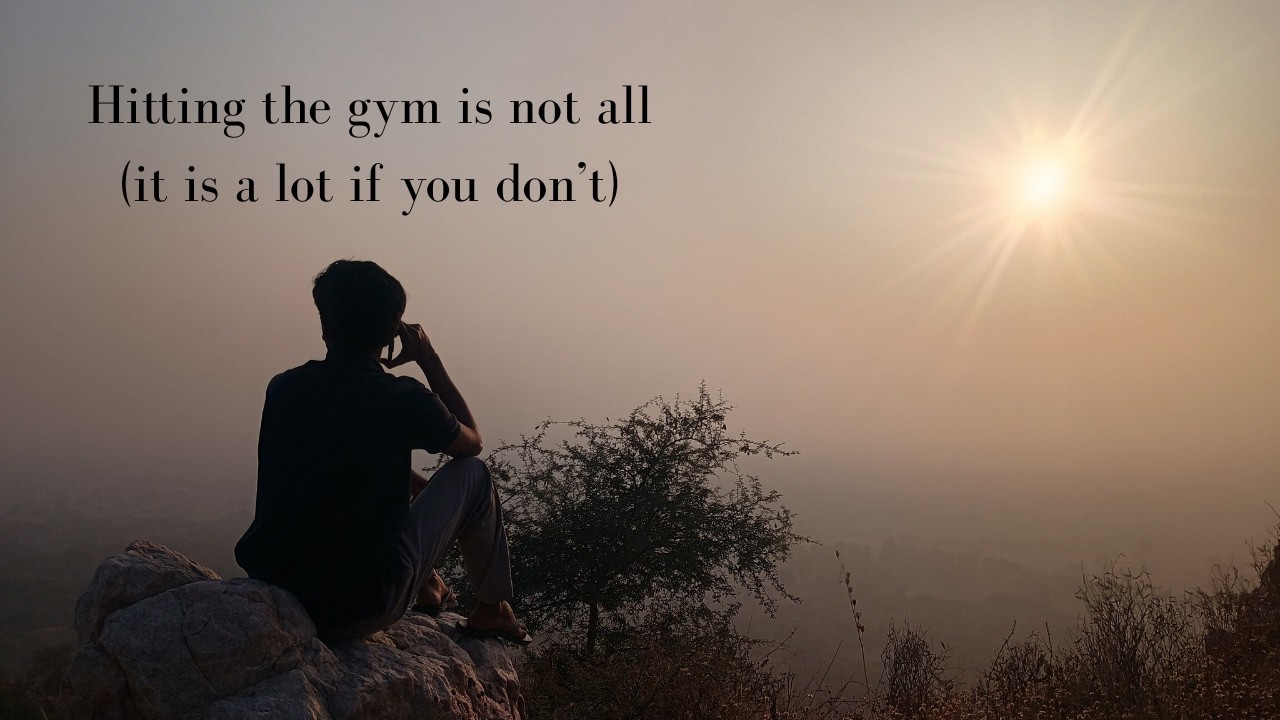 You can't expect to reach the top 1% just by....