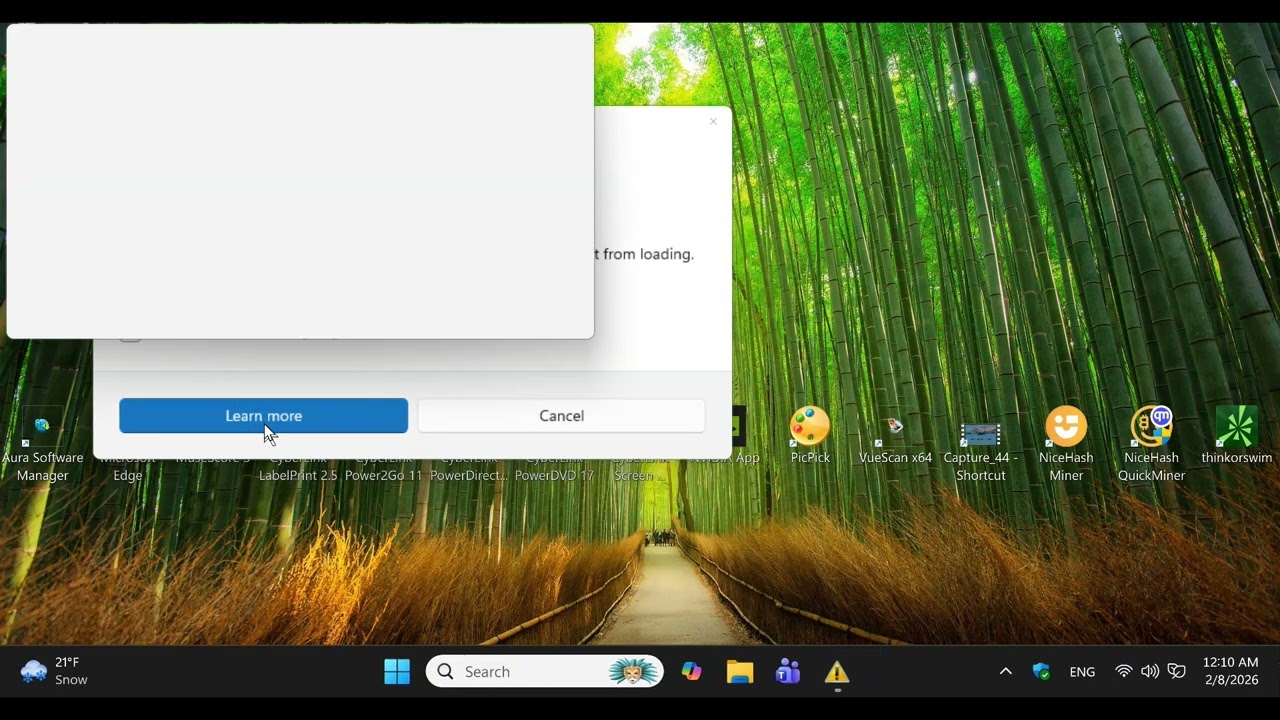 How to fix the AsIO.sys or AsUpIO.sys cannot be loaded issue after upgrading to Windows 11
