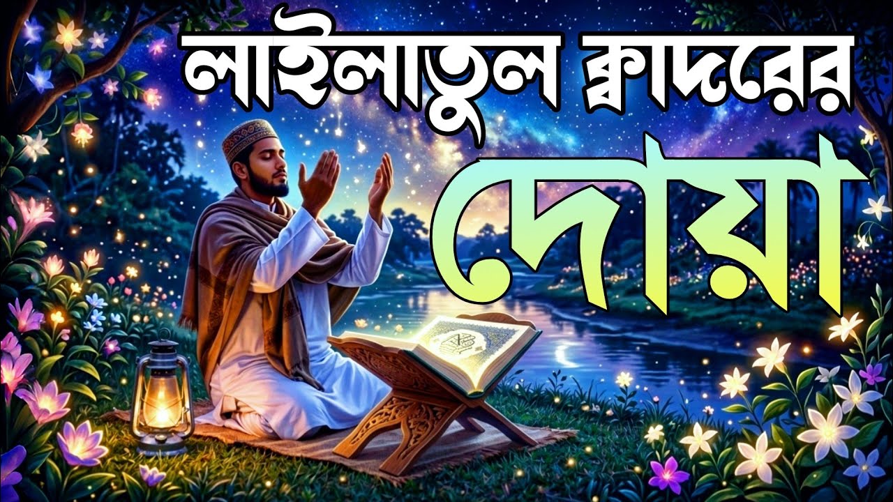 লাইলাতুল ক্বদরের সেরা দোয়া | হাজার মাসের সওয়াব Dua for Laylatul Qadr Night | Laylatul Qadr Dua 2026