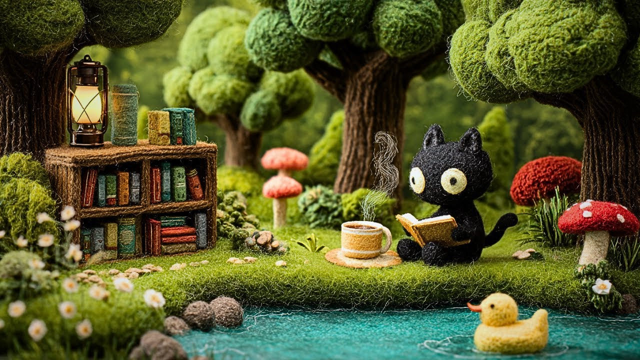 Cozy Study Lofi – Jazzy Beats for Focus & Relaxation 🍄📚