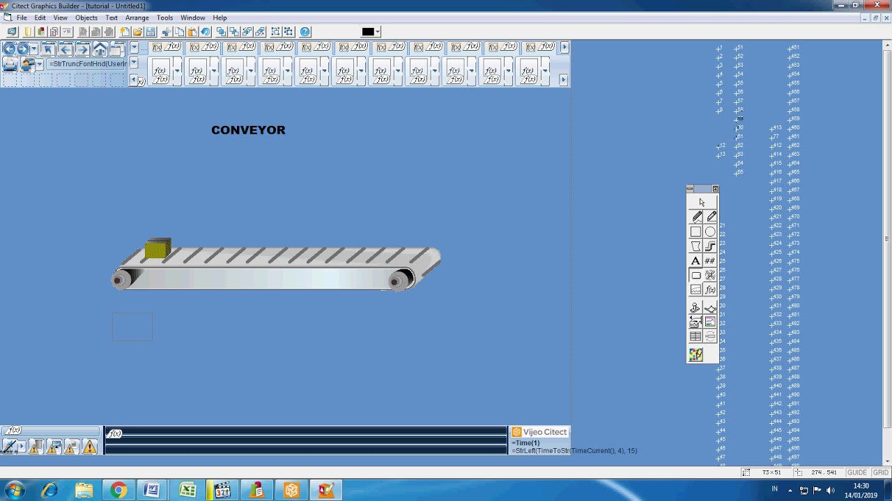 Tutorial Scada membuat conveyor