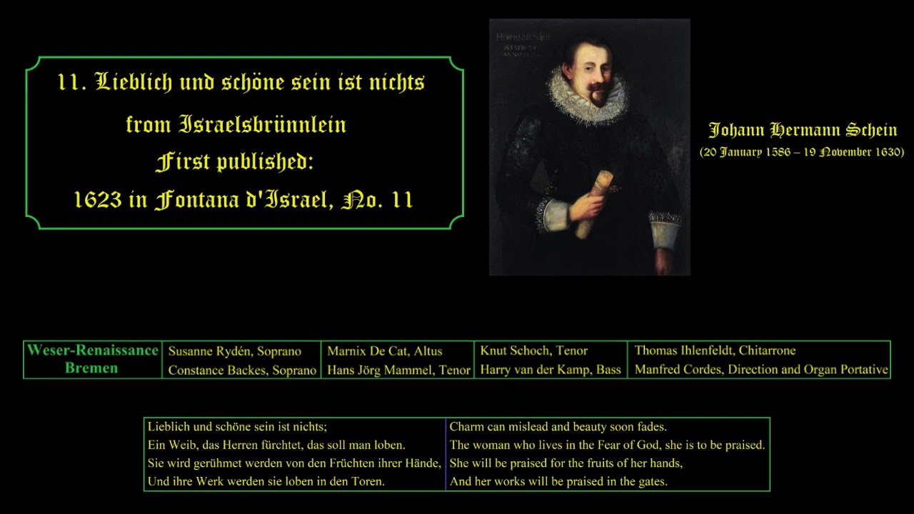 Lieblich und schöne sein ist nichts