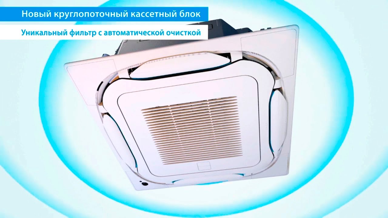 Daikin FCAG-B - уникальный кассетный кондиционер с круговой подачей воздуха