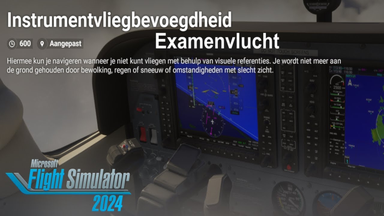 Instrumentbevoegdheid Examenvlucht in Microsoft Flight Simulator 2024 | Stap-voor-Stap Uitleg!