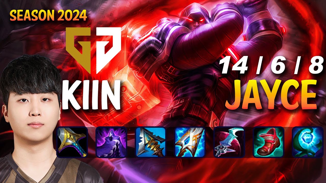 GEN Kiin JAYCE vs RUMBLE Top - Patch 14.7 KR Ranked CHALLENGER | lolrec