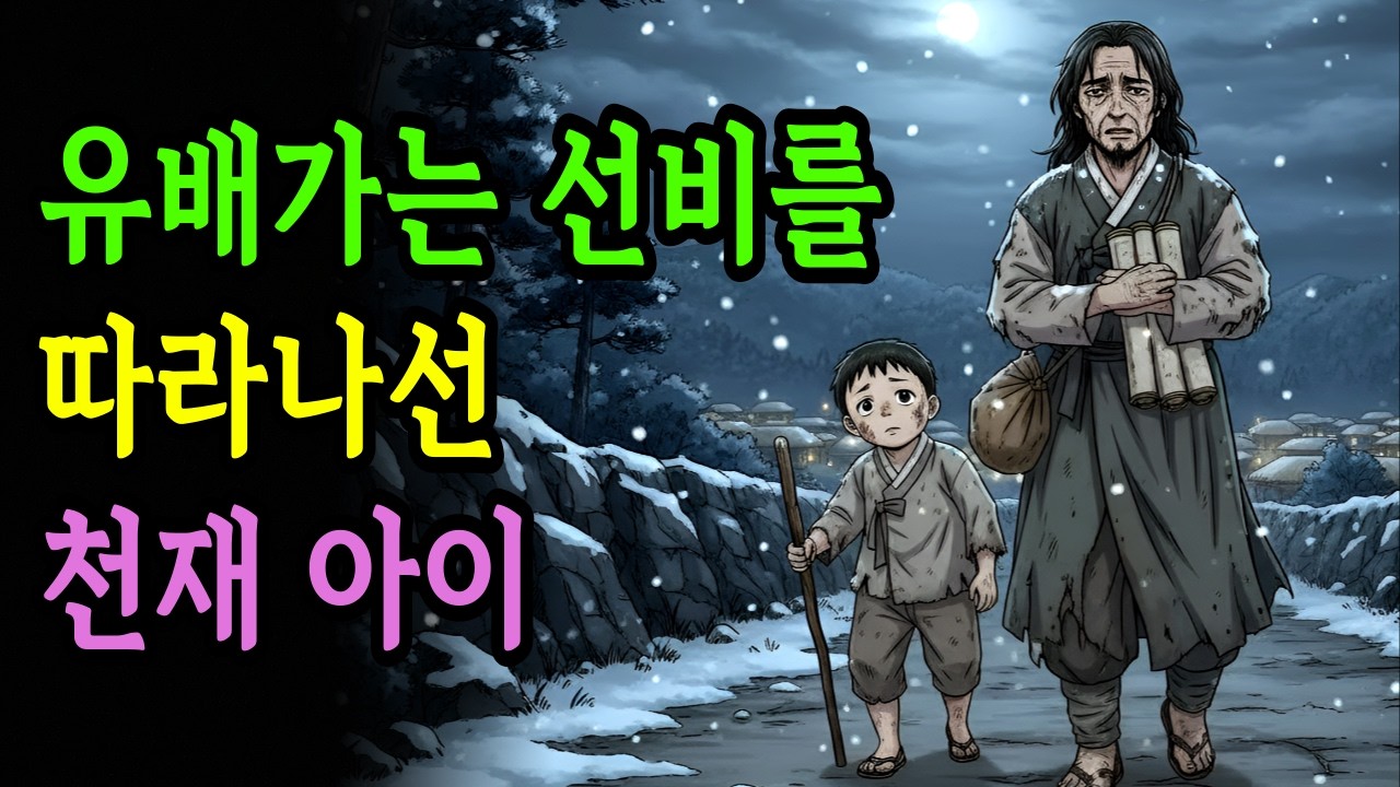 누명쓰고 유배가는 선비를 따라나선 지혜로운 천재아이, 며칠 후 밝혀진 충격적인 진실은? | 오디오북 | 야담 | 민담 | 옛날이야기 | 전설 | 설화