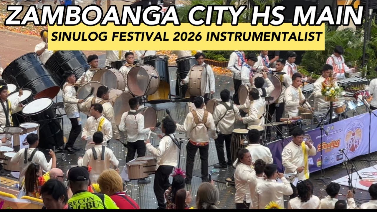 Zamboanga City HS Main Sinulog Festival 2026 Instrumentalist #sinulog2026