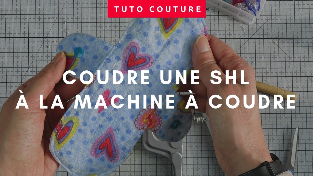 Comment coudre une serviette hygiénique lavable à la machine à coudre