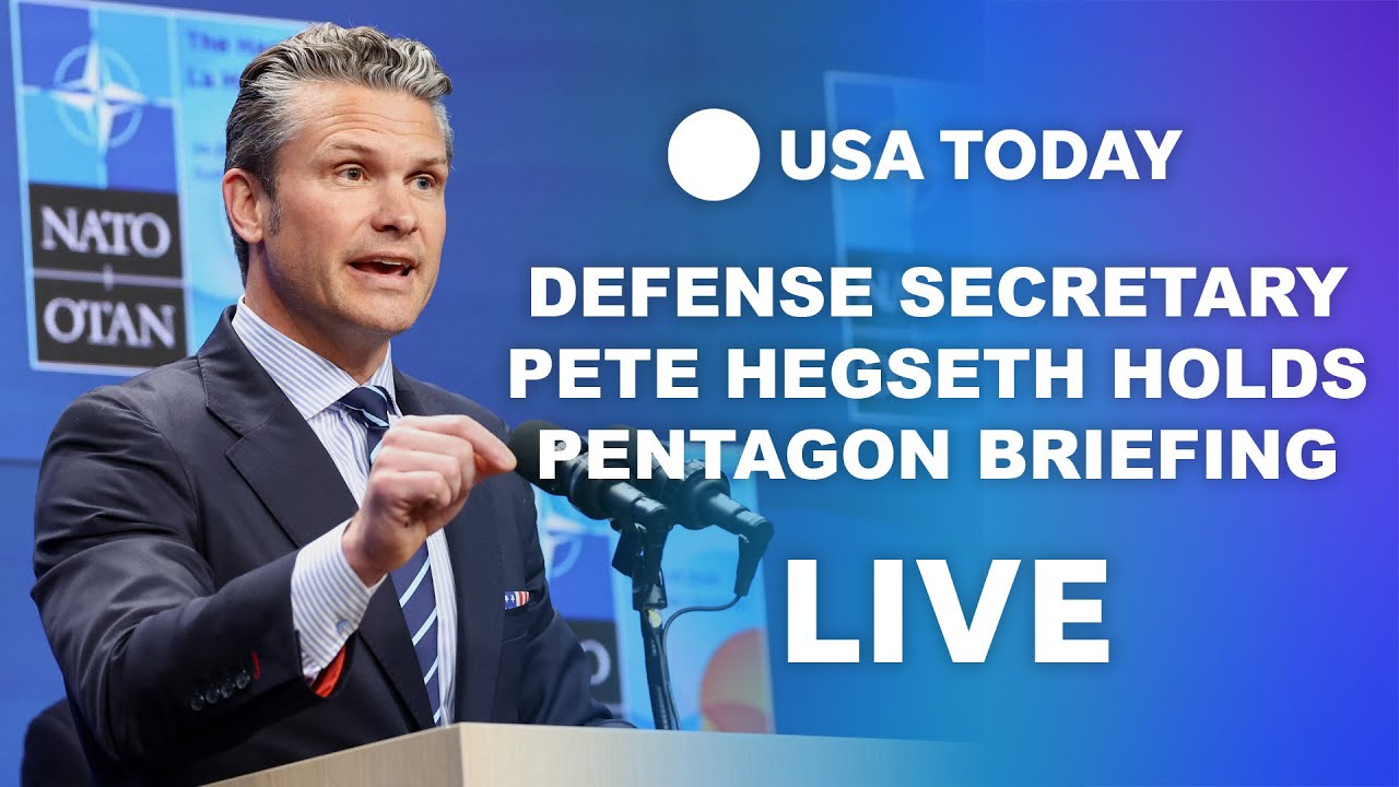 Watch live: Defense Secretary Pete Hegseth&nbsp;holds Pentagon briefing