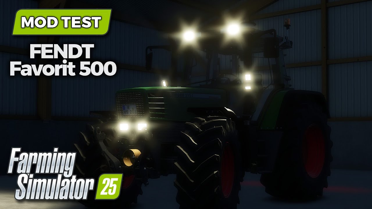 FS25 | Fendt Favorit 500 | Mod test | #farmingsimulator25