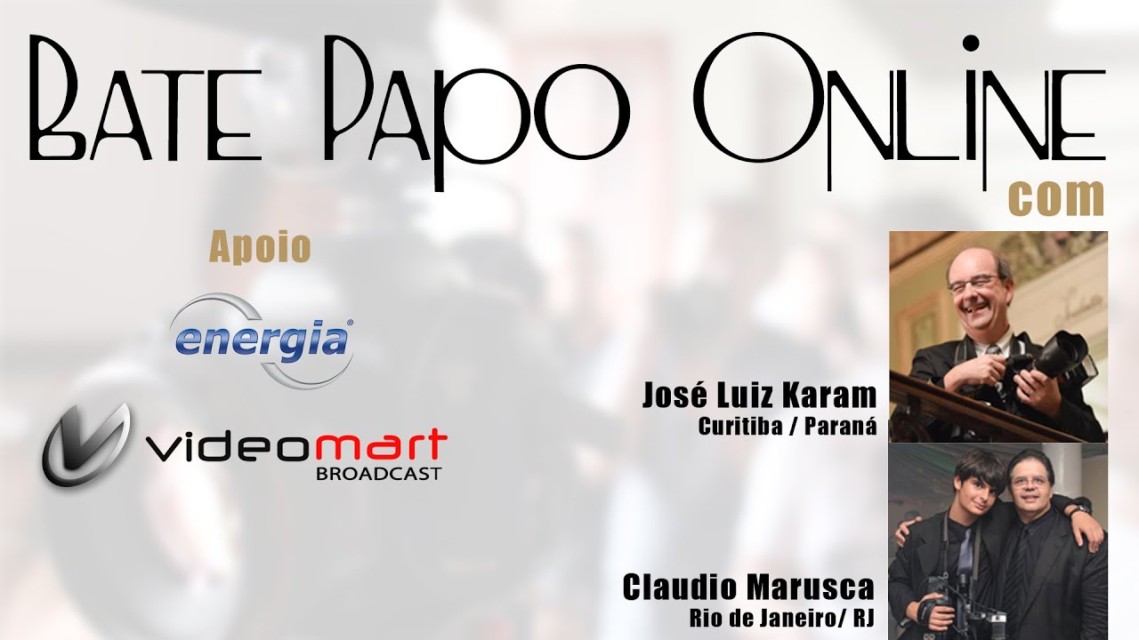 Bate Papo Online com Karam e Claudio Marusca.