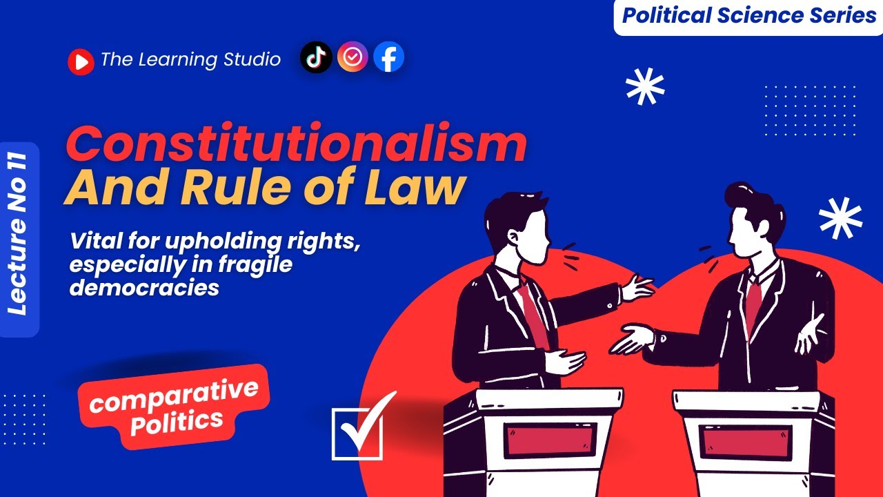 Constitutionalism and Rule of Law Explained | Political Science Lecture 11 | Democracy & Governance