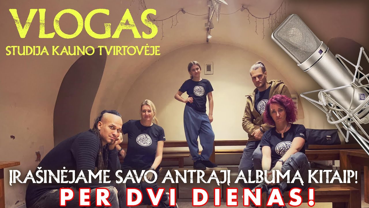 Įrašyti 14 dainų albumą per dvi dienas? - MES TAI PADARĖME // VLOG 2024