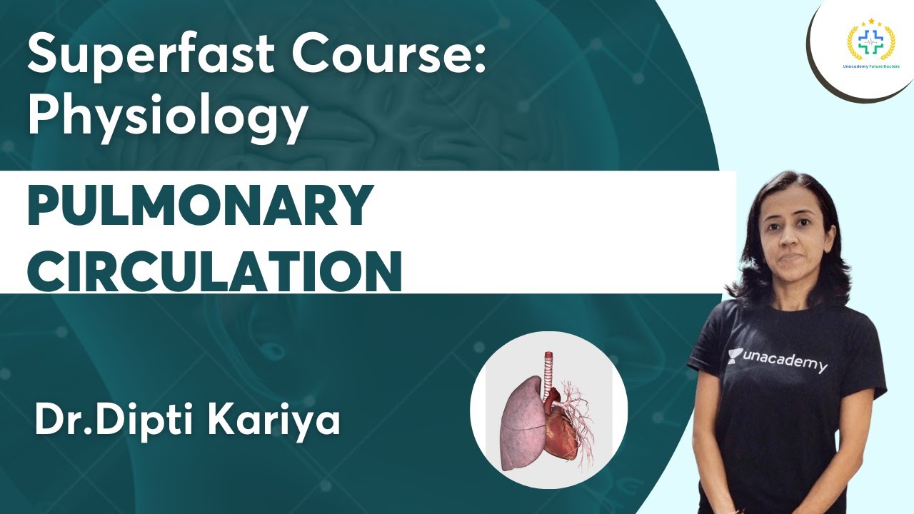 Pulmonary Circulation | Superfast Course Physiology | Unacademy Future Doctors| Dr.Dipti Kariya