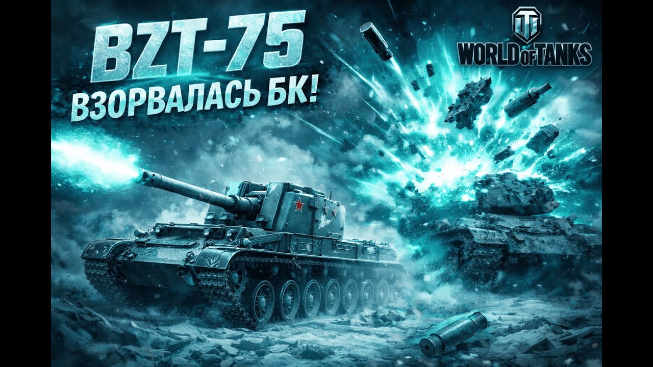 БЗТ-75 навёлся — БК взорвалось 💥 | World of Tanks