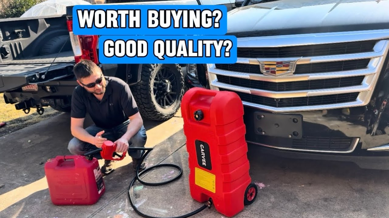 Garvee 15 Gallon Gas Can, Fuel Tank Container