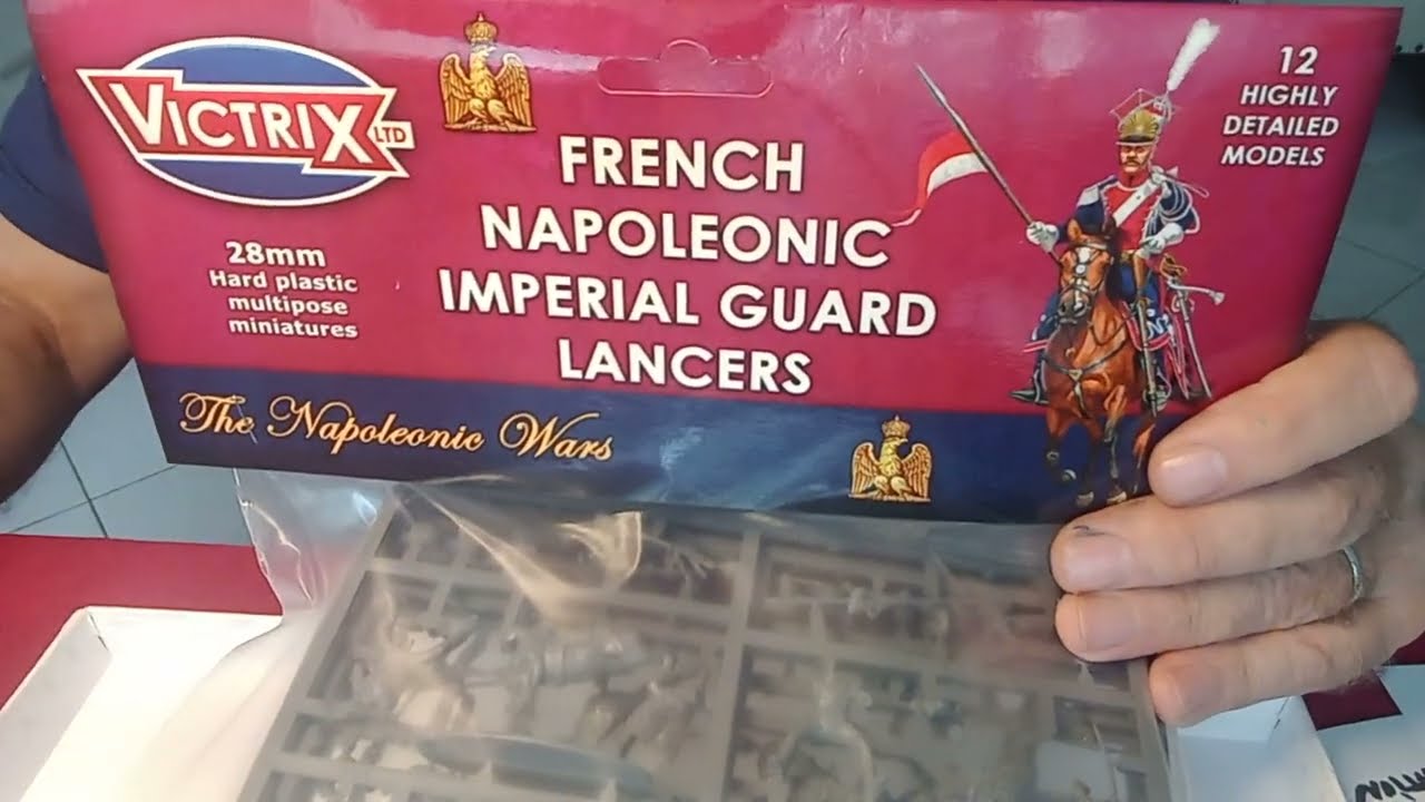 Projet Waterloo. Episode 5.  Figurines Napoléon Unboxing Victrix. Cavalerie de la garde.  @FIGHIST