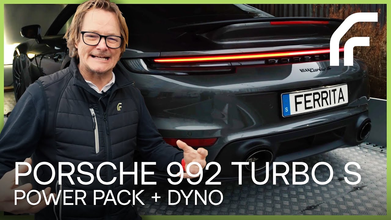 Porsche 992 Turbo S med Ferrita Powerpack – 750 hk, bättre ljud och lägre vikt!