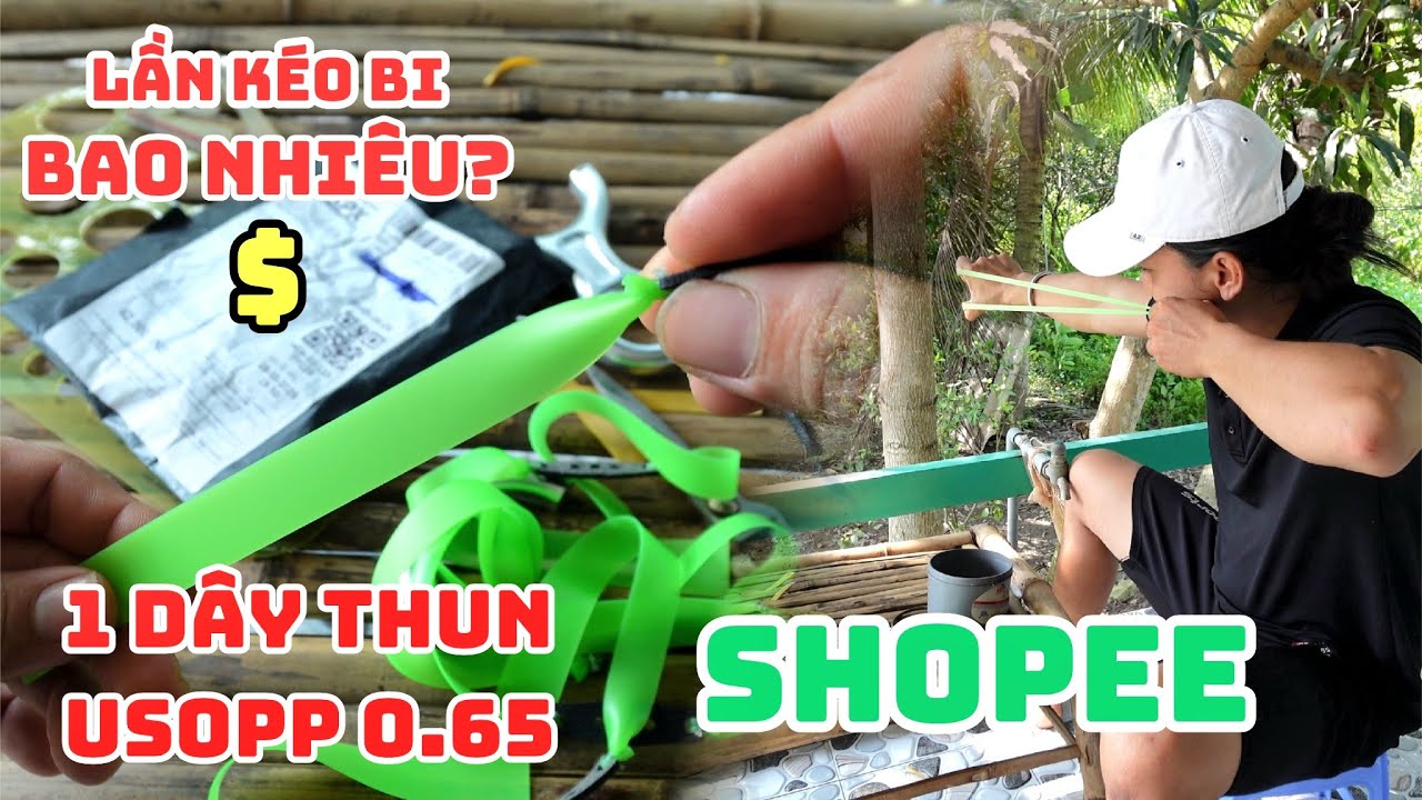 1 Dây Thun Usopp 0.65 Bắn Được Bao Nhiêu Viên Bi Sắt?