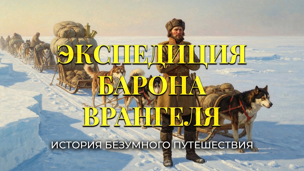 Экспедиция Барона Врангеля - как Русский офицер покорил АРКТИКУ на Собачьих Упряжках