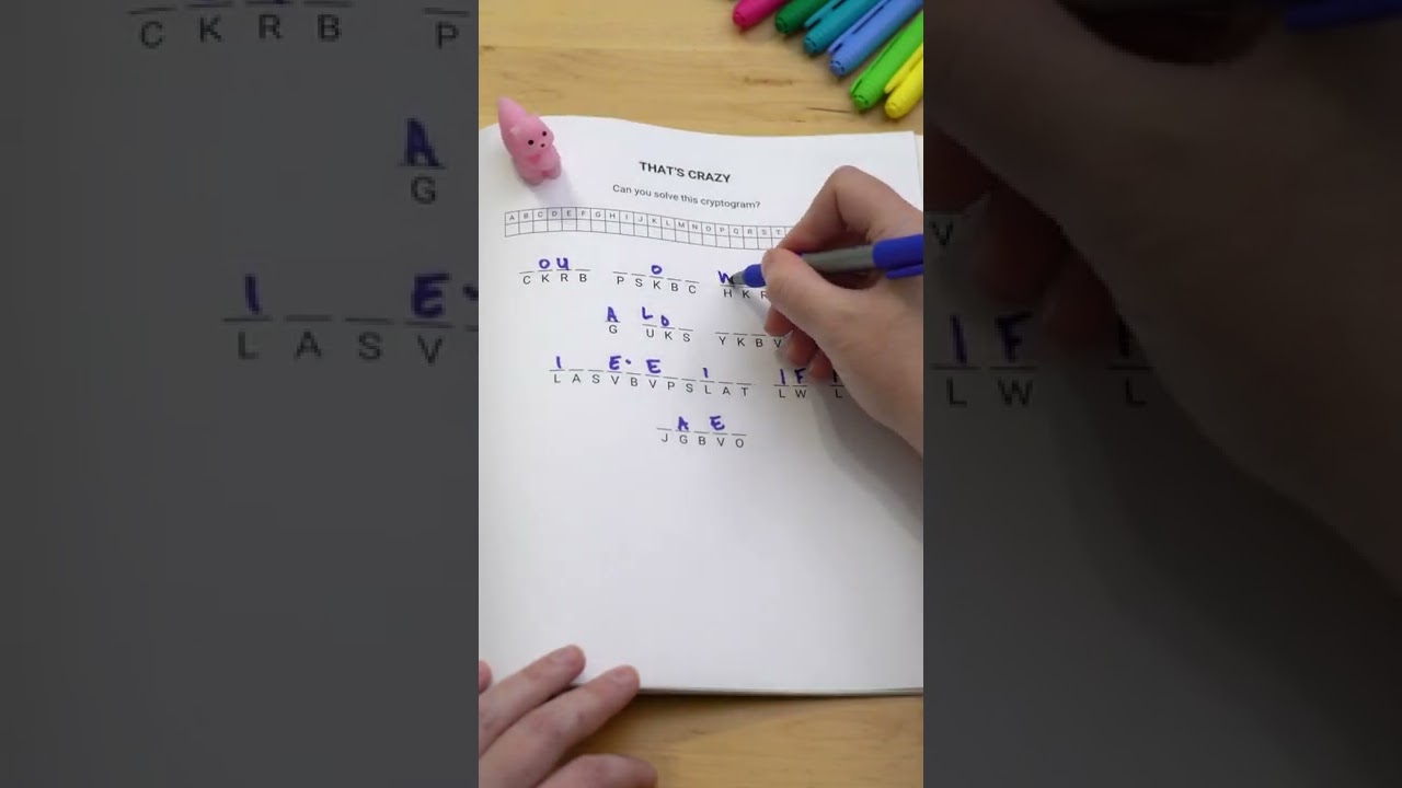 That's Crazy Cryptogram Puzzle #shorts