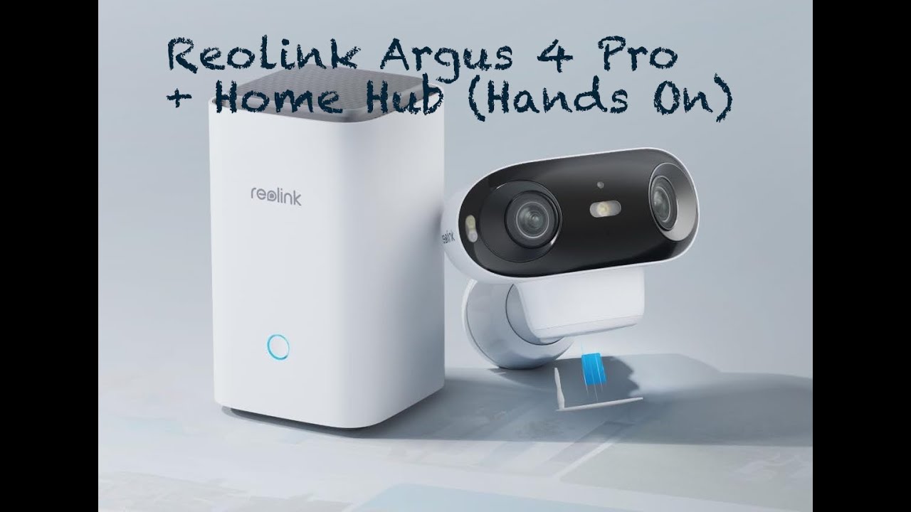 Reolink Argus 4 Pro Überwachungskamera mit 180° Bildfeld + Home Hub im Hands On