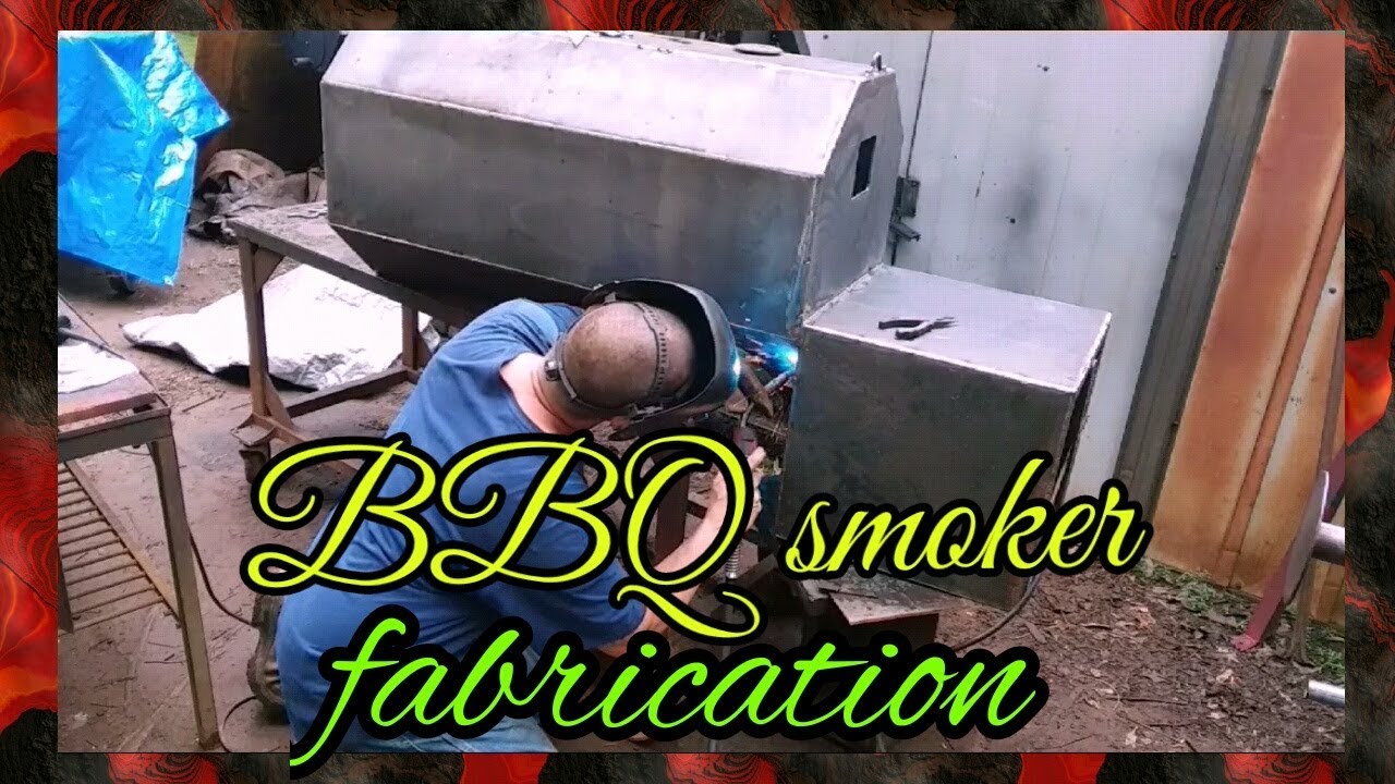 Reverse flow bbq fabrication