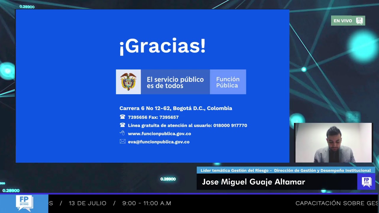 Jornada virtual sobre Gestión del Riesgo
