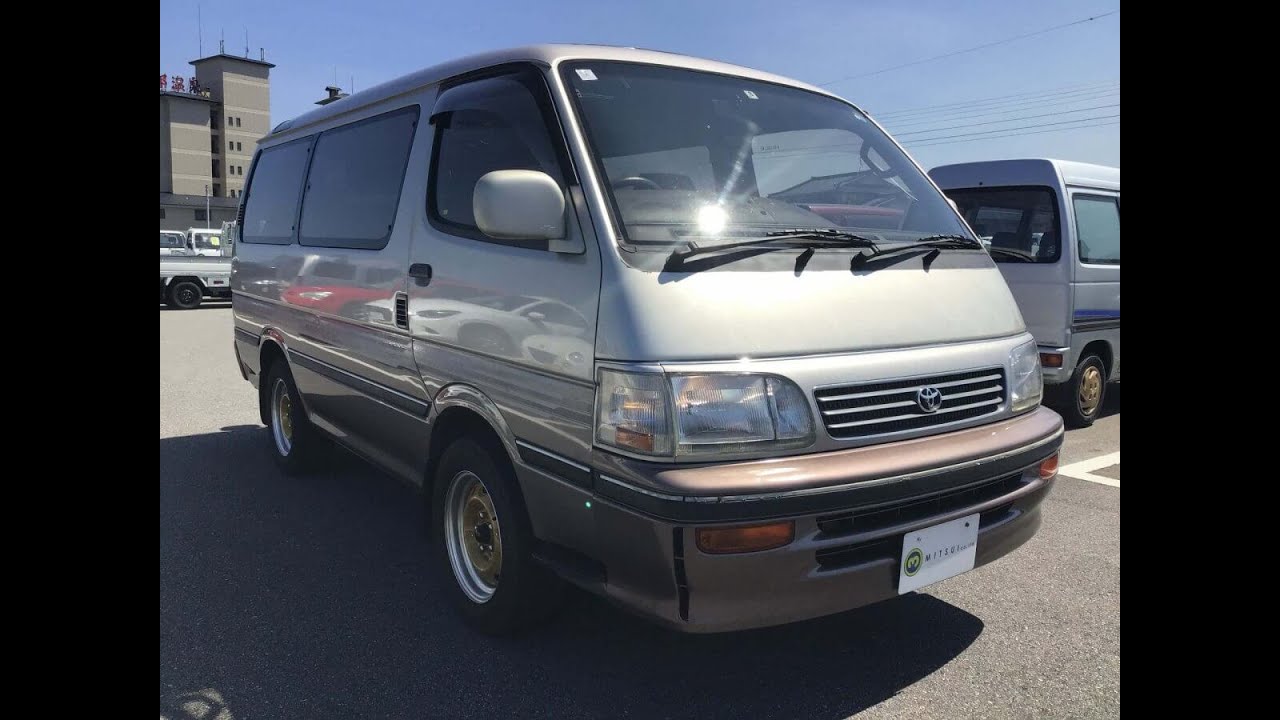 Sold out 1995 Toyota hiace KZH100-1019070 Japanese Mini van (Japan van) usa uk
