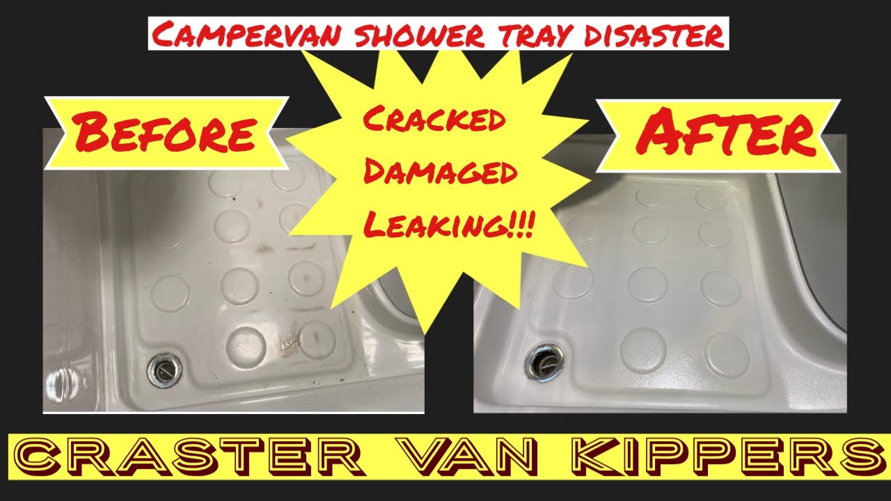 Simple cheap repair to yet another cracked shower tray