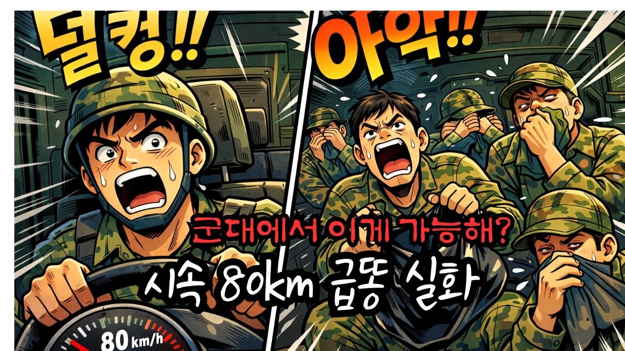 #시속 80km로 달리는데 여기서 싼다고? ㄷㄷ(쾌변으로 포상휴가 받은 썰)#시속 80km의 쾌변 드라이버#운전병이었는데 '급똥' 해결해주고 포상휴가 받은 썰#이게 실화라고?#