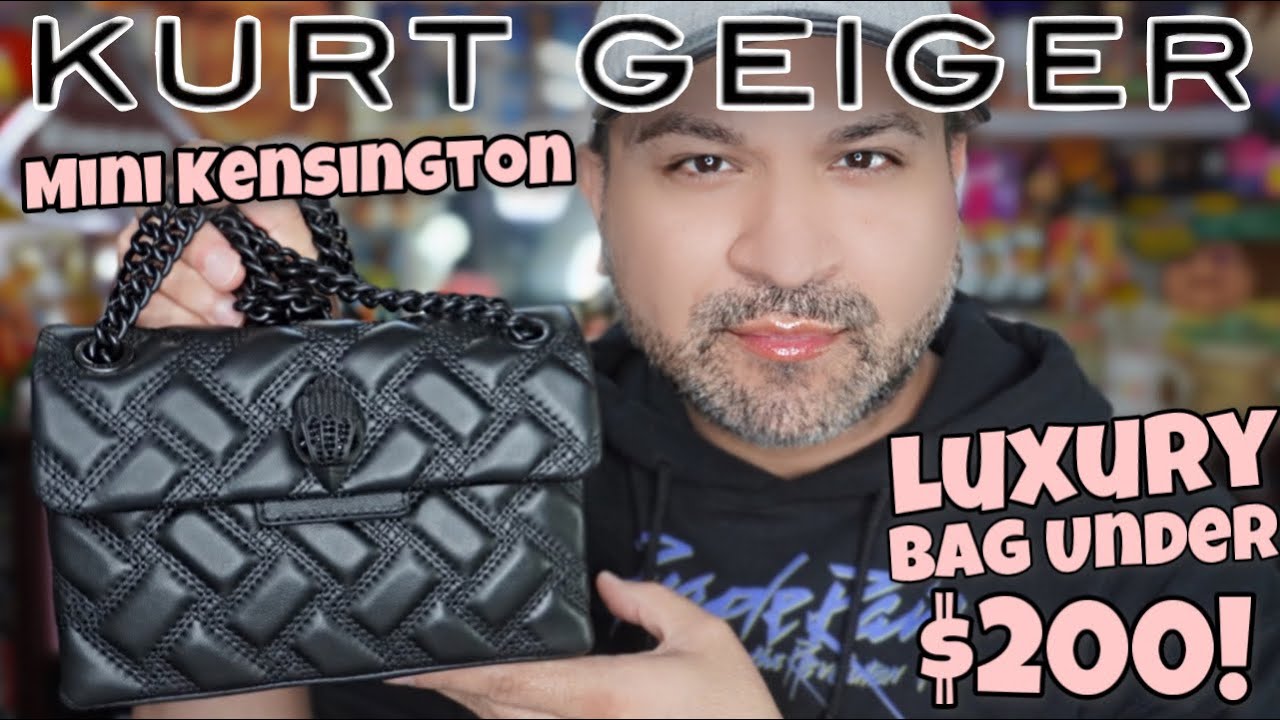 Мини-сумка Kensington из кожи KURT GEIGER / ДИЗАЙНЕРСКАЯ СУМКА ДО 200 ДОЛЛАРОВ!