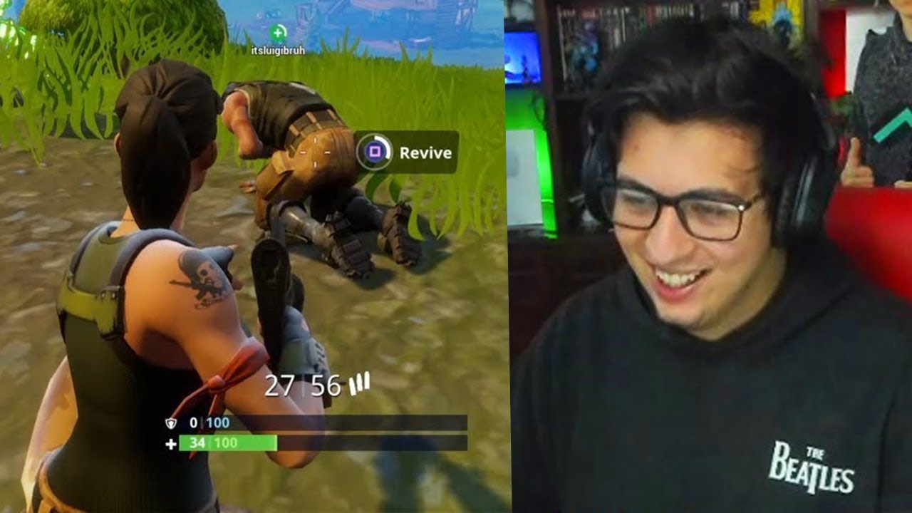 Ale Wang me Revive 14 Veces Jugando Fortnite Duo