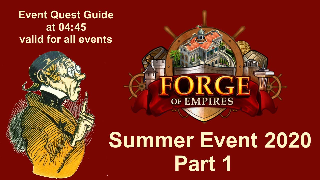 FoEhints: Summer Event 2020 Part 1 in Forge of Empires
