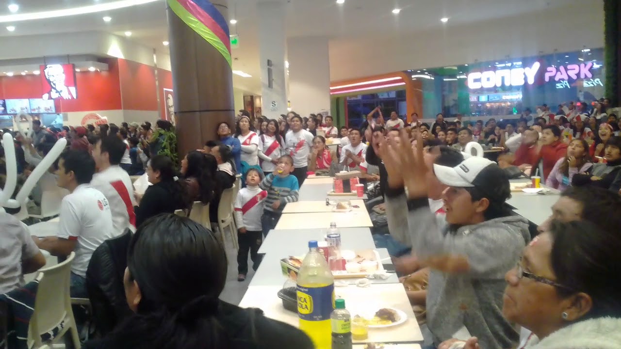 REACCION PRIMER GOL PERU