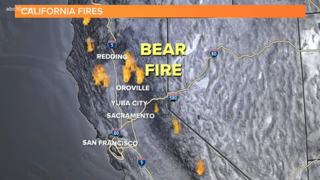 California Wildfire Forecast: September 11, 2020