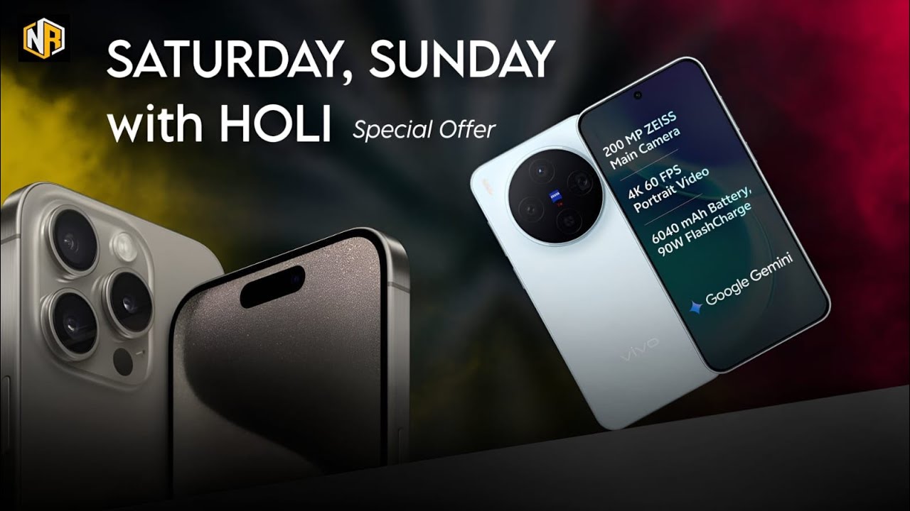 Sobota i niedziela ze specjalną ofertą Holi 🤗 | Najlepsza cena iPhone'a i Androida VivoX300 dostępne