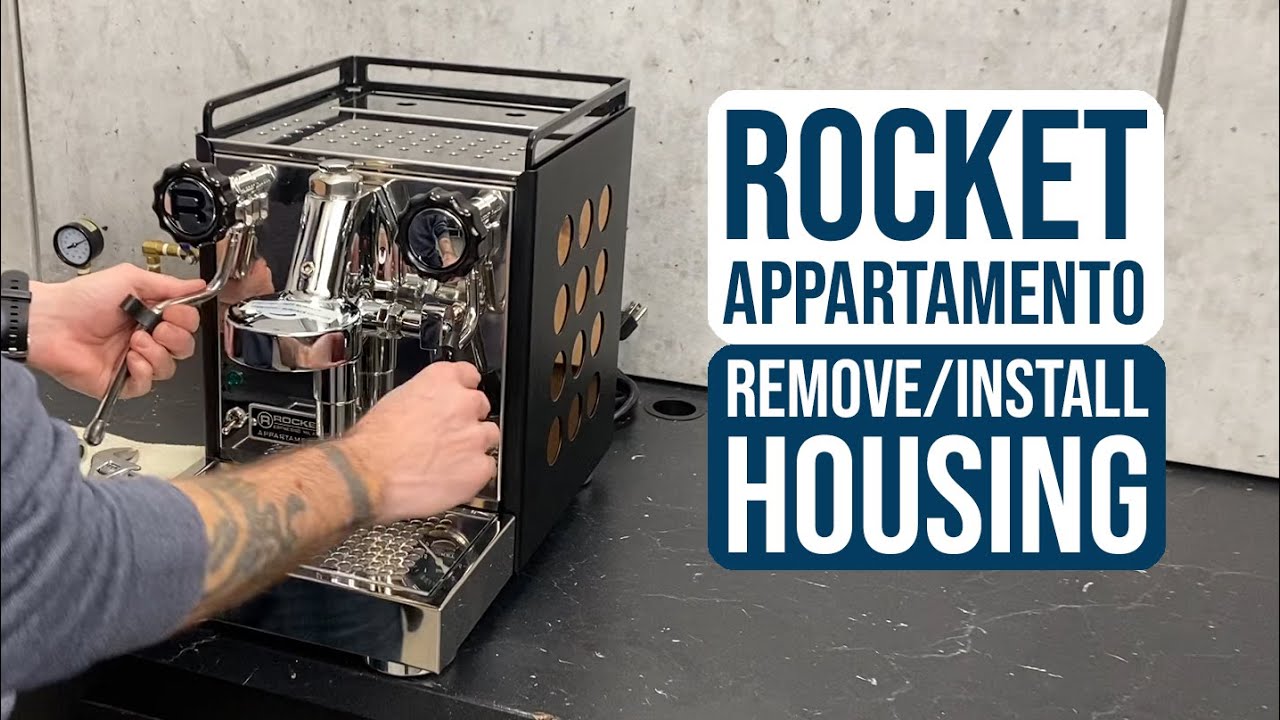 Rocket Espresso Appartamento: как снять и установить корпус