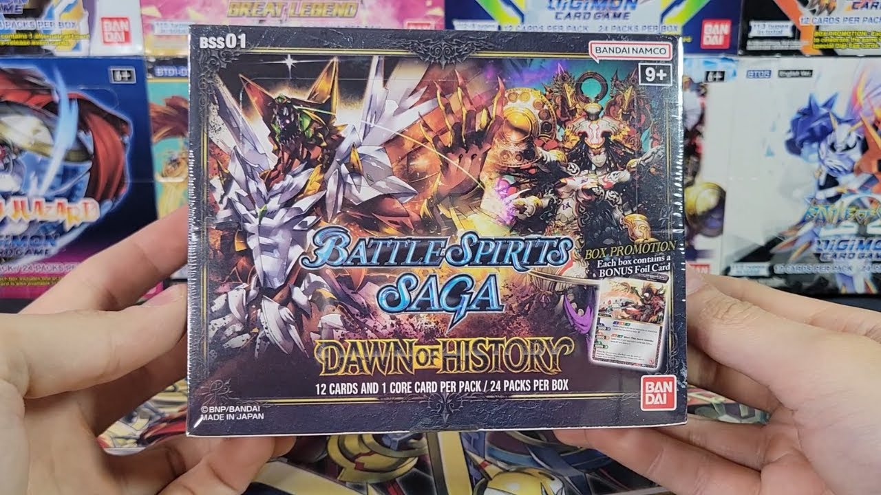 Battle Spirits Saga - New Card Game First Set Box Opening