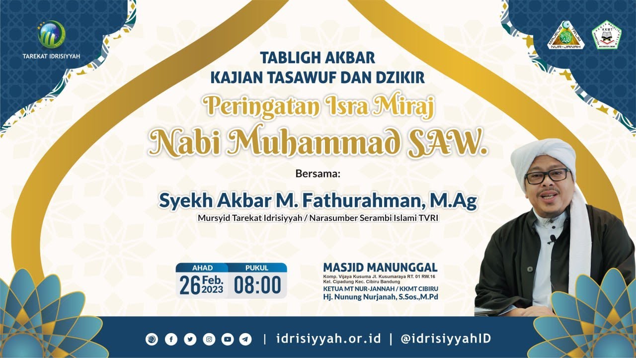 🔴[LIVE] HIKMAH ISRA MI'RAJ - MASJID MANUNGGAL CIBIRU BANDUNG @SyekhFathurahman