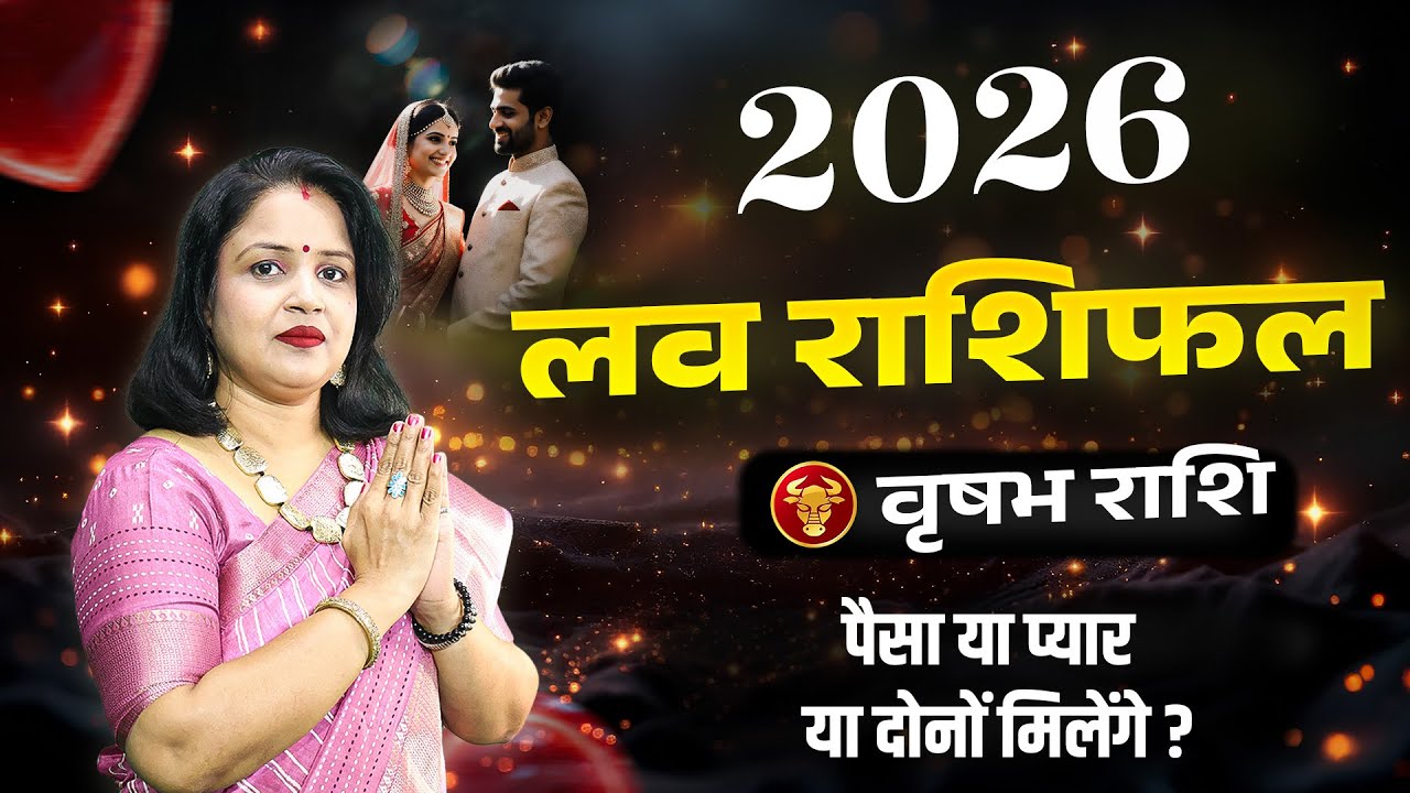 वृषभ वार्षिक प्रेम राशिफल 2026 | Taurus Love Yearly Predictions | Vrishabh 2026 Love Rashifal