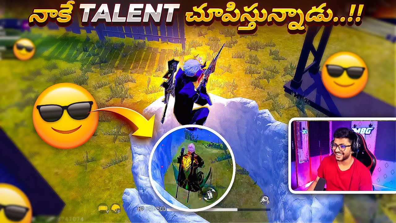 Baney Extralu Chesthunadu Enemy Sniper Room Lo 😂 - Free Fire Telugu - MBG ARMY