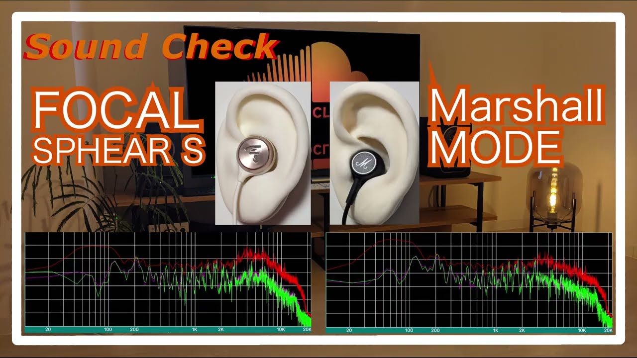 FOCAL SPHEAR S vs Marshall MODE [IEMs In-Ear headphones Sound Comparison イヤホン音比較]
