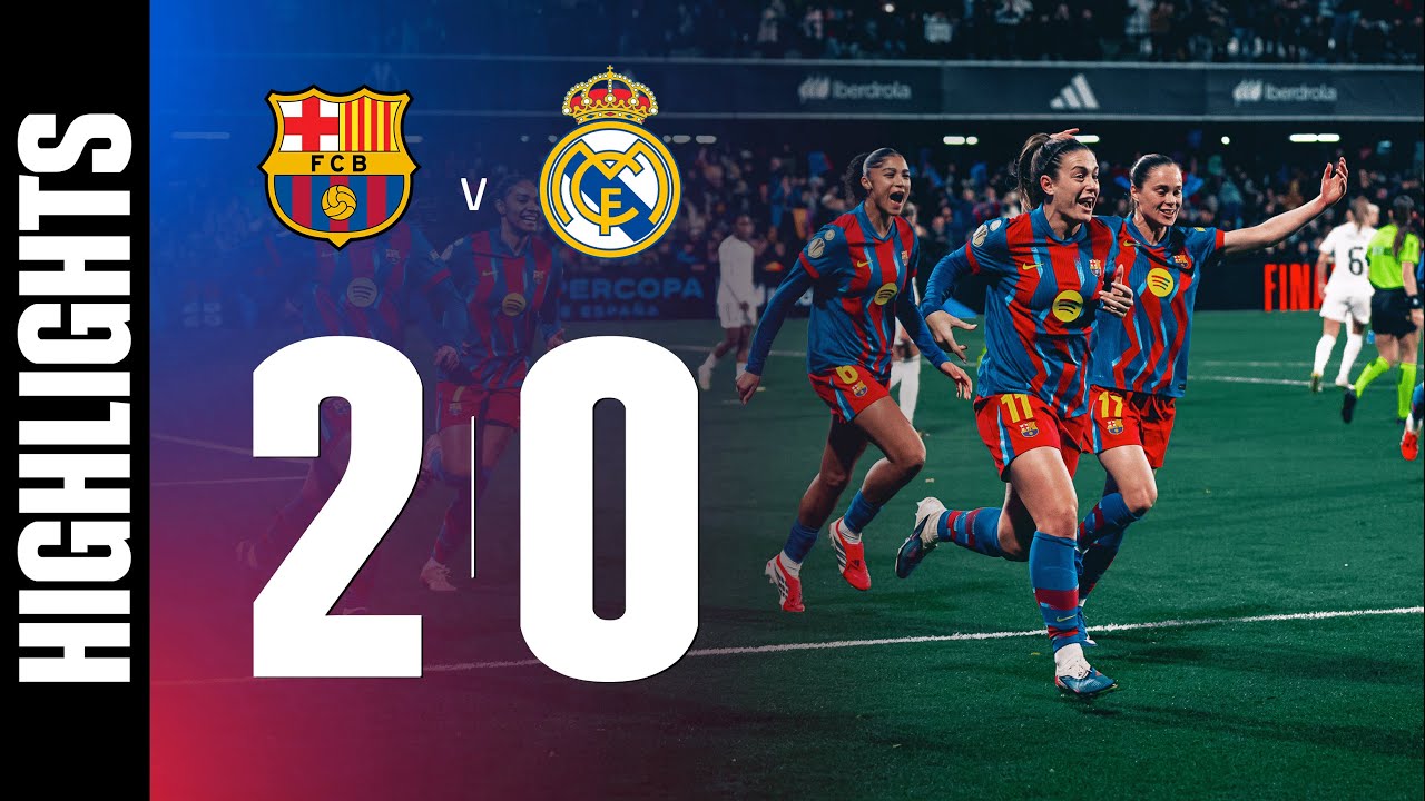 HIGHLIGHTS | FC BARCELONA 2 vs 0 REAL MADRID | SPANISH SUPER CUP FINAL 2026🔵🔴