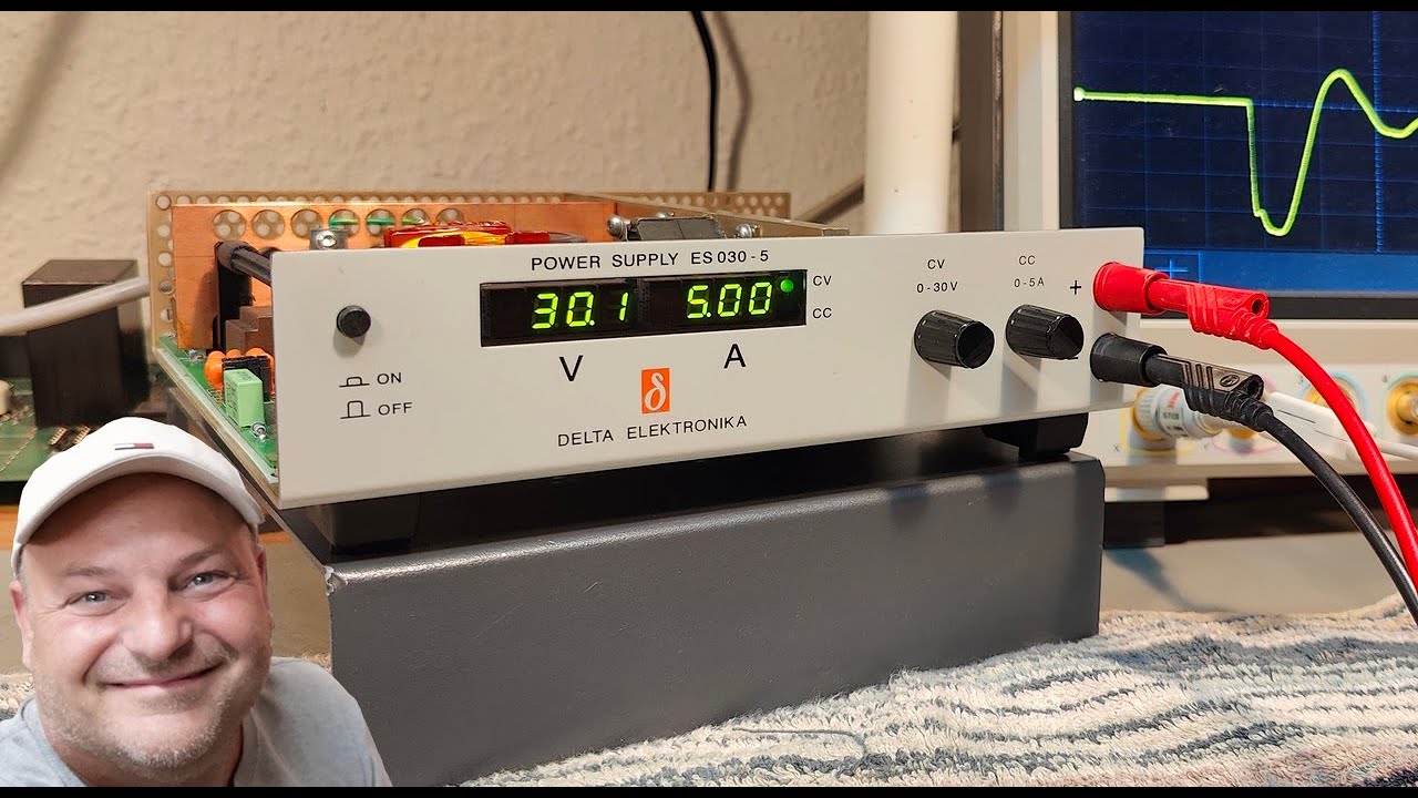 Блок питания постоянного тока Delta Elektronika ES 030-5, 1999 год: тестирование и разборка.