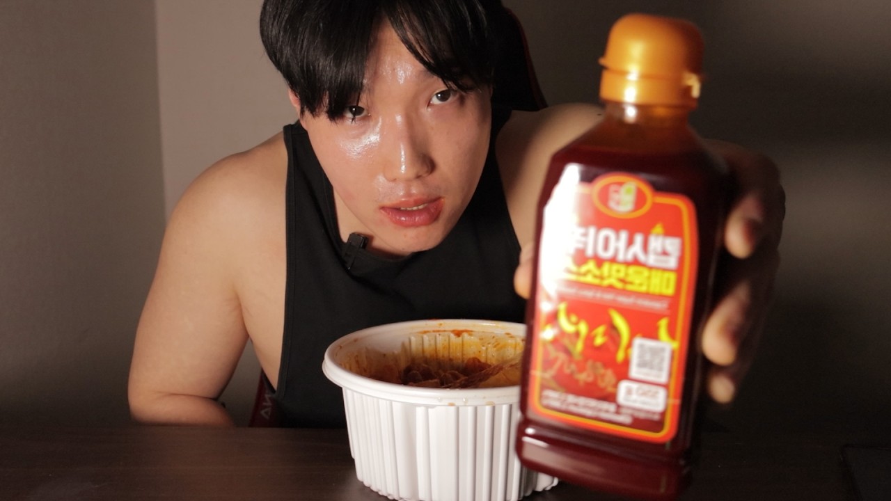 엽떡 매운맛에 캡사이신 추가! 먹방!! (씹테토ep.05 동대문엽기떡볶이) SPICY MUKBANG ASMR